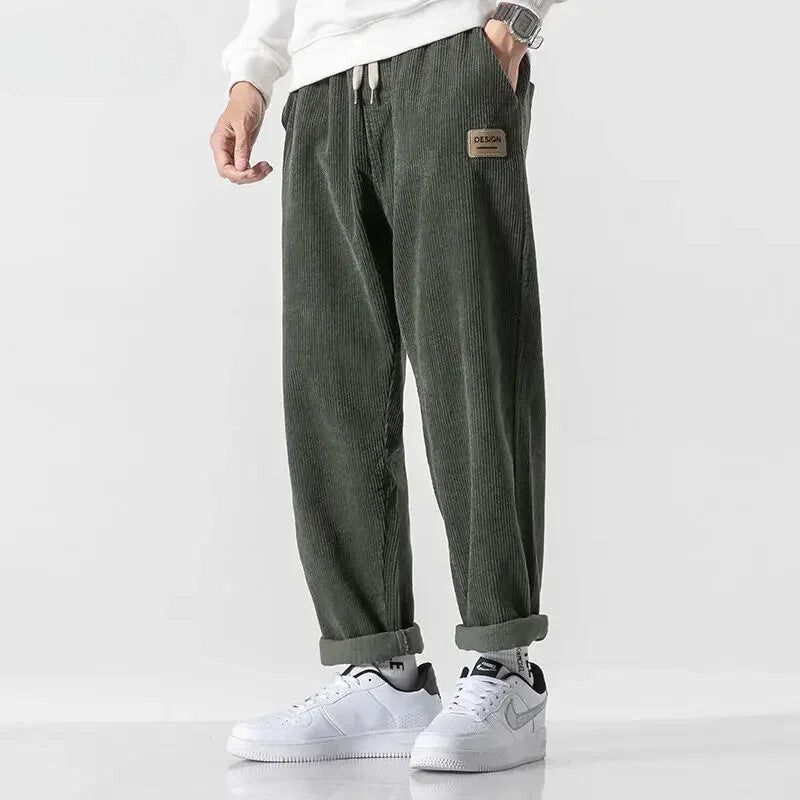 Men's Corduroy Straight Fit Pants