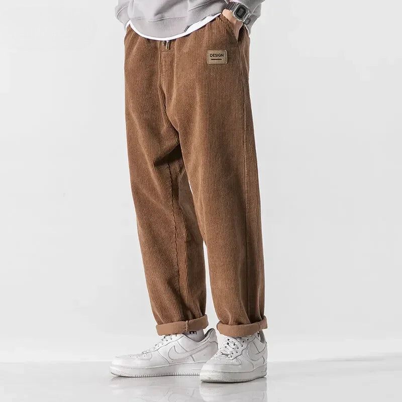 Men's Corduroy Straight Fit Pants