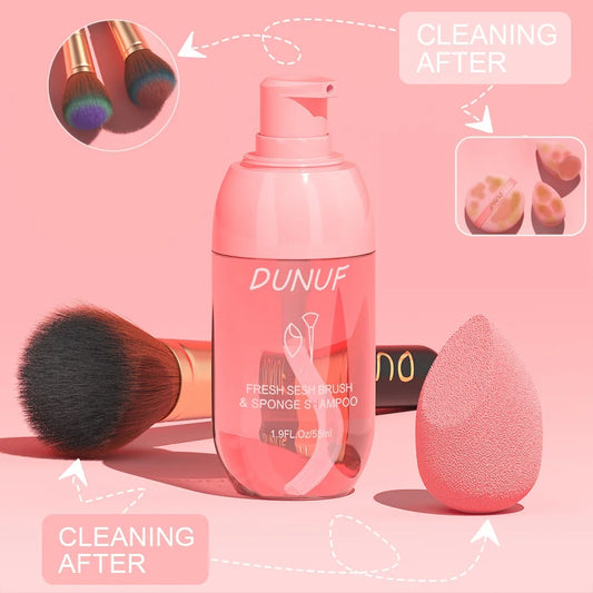 Makeup Brush Cleaning Solution - 30 Day Supply