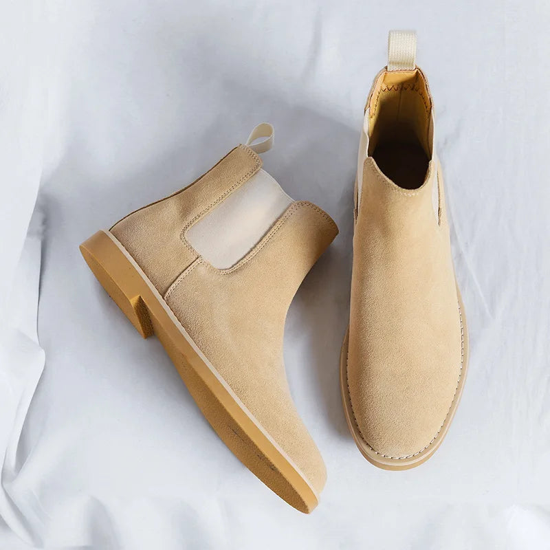 Men's Suede Chelsea Boots