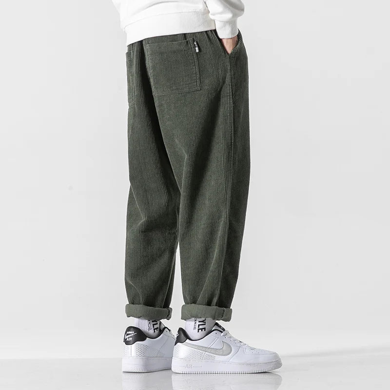 Men's Corduroy Straight Fit Pants